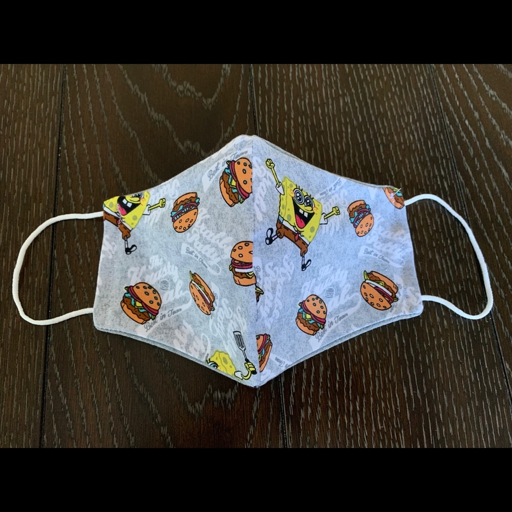 1 /$5 Stylish SpongeBob face mask 😷